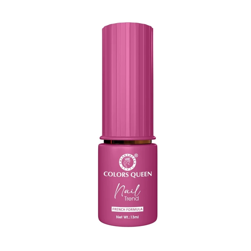 Colors Queen Nail Trend Glossy Nail Polish | Chip Resisting & Quick Drying Nail Paint with High Shine | 7 Toxin Free Formula | Vegan & Cruelty Free | Long Lasting & Vibrant Nail Paint for Women ( Jazzberry, 13ml) Makeup