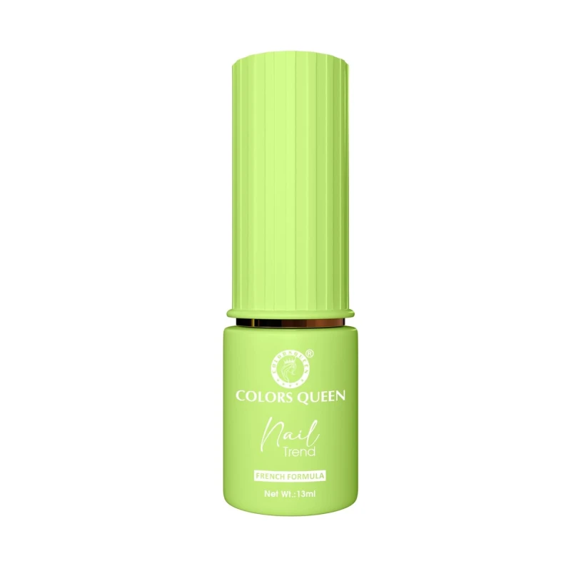 Colors Queen Nail Trend Glossy Nail Polish | Chip Resisting & Quick Drying Nail Paint with High Shine | 7 Toxin Free Formula | Vegan & Cruelty Free | Long Lasting & Vibrant Nail Paint for Women (Matcha, 13ml) Makeup