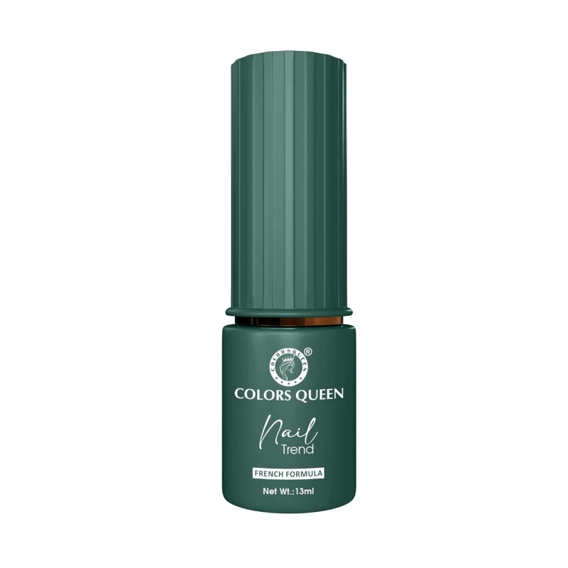Colors Queen Nail Trend Glossy Nail Polish | Chip Resisting & Quick Drying Nail Paint with High Shine | 7 Toxin Free Formula | Vegan & Cruelty Free | Long Lasting & Vibrant Nail Paint for Women (New Jeans, 13ml) Makeup