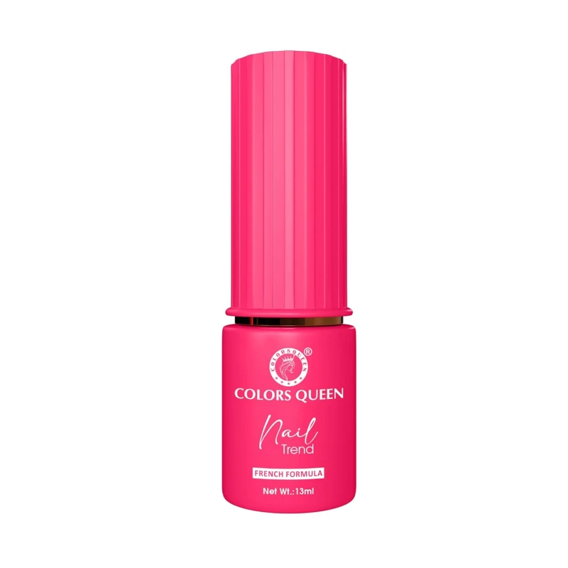 Colors Queen Nail Trend Glossy Nail Polish | Chip Resisting & Quick Drying Nail Paint with High Shine | 7 Toxin Free Formula | Vegan & Cruelty Free | Long Lasting & Vibrant Nail Paint for Women (Peony Pink, 13ml) Makeup