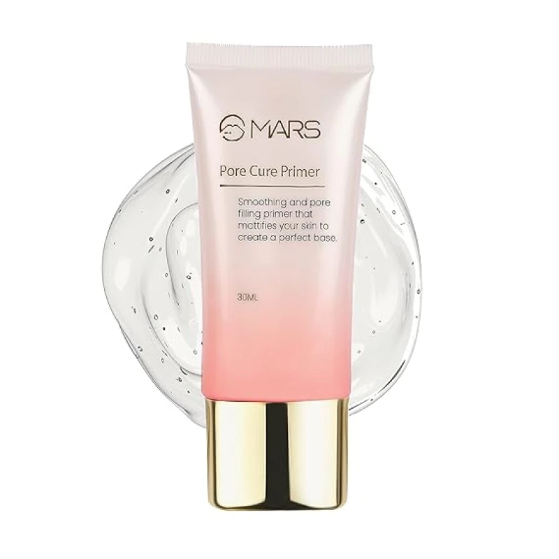 MARS Pore Cure Primer | Smooth Base | Long Lasting Makeup Primer with Oil Control (30ml) Makeup