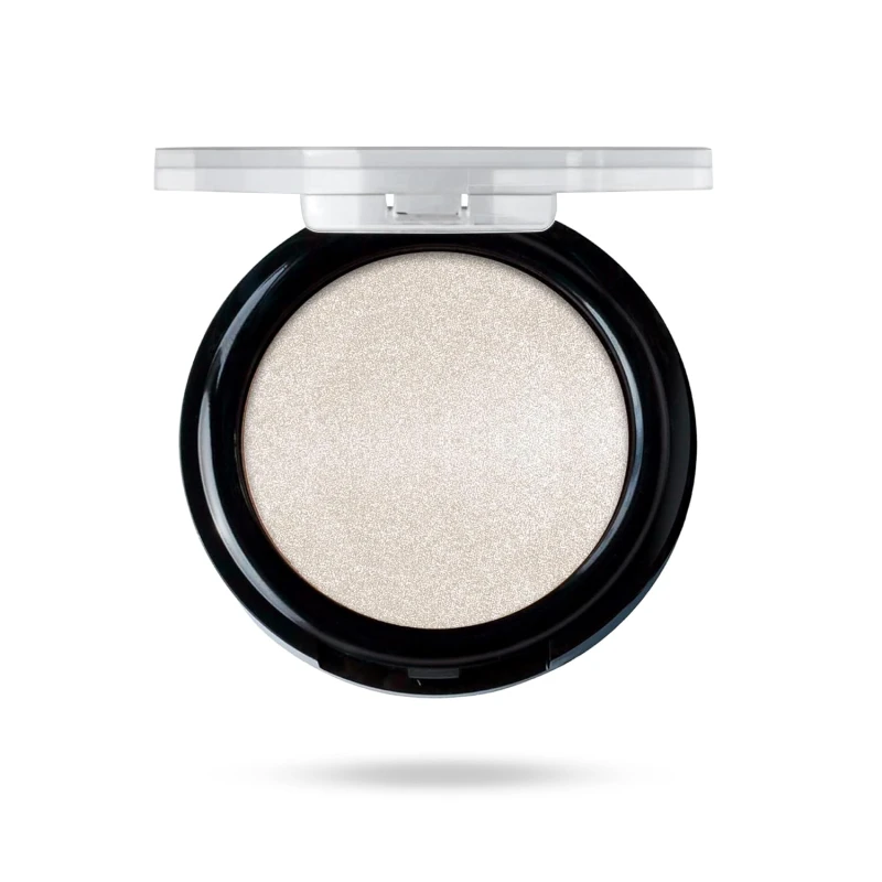Colors Queen Master Chrome Metallic Highlighter | Long Lasting Illuminating Highlighter with Metallic Finish | Highly Pigmented, Lightweight Highlighter Palette for Face Makeup (01 - Ice Cold) Makeup