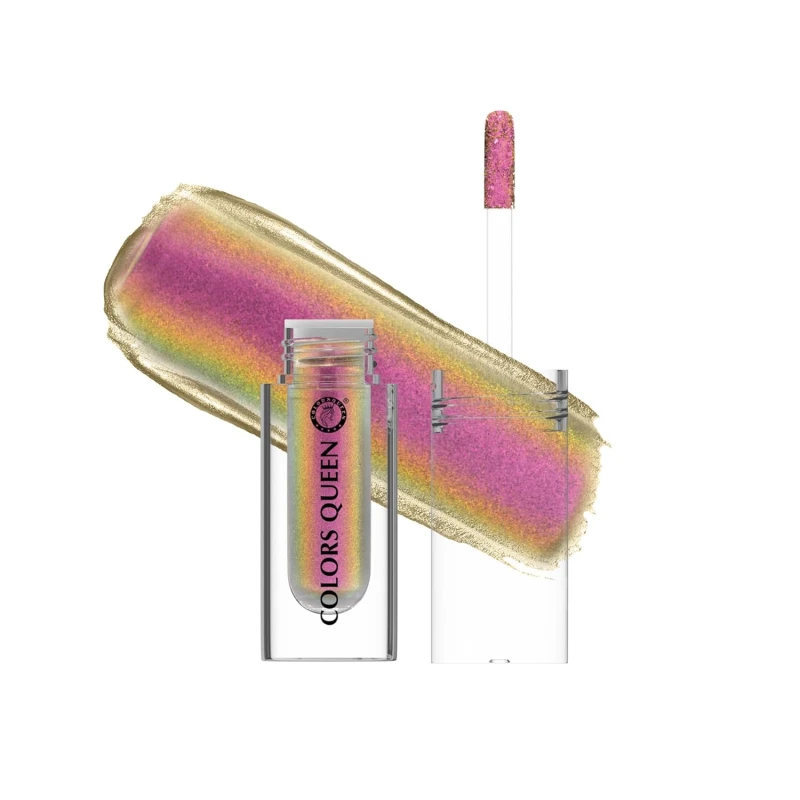 Colors Queen Multichrome Liquid Eyeshadow | Long Wearing & Highly Pigmented Eyeshadow with Metallic Finish | Transfer Proof & Smudge Proof Liquid Eye Shadow for Eye Makeup (09 - Medusa) Makeup