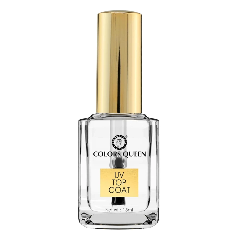 Colors Queen Nail Care – 15ml | Quick Drying, Long Lasting & Chip Resisting Formula (UV Top Coat) Makeup
