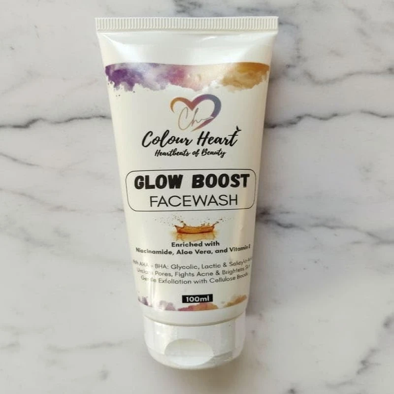 COLOUR HEART Glow Boost Face Wash with enzyme 100ml Skincare