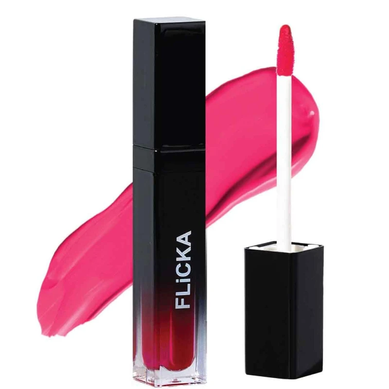 FLiCKA Set and Attack Liquid Matte Lipstick For Women| Transfer Proof, Smudge Proof, Non-Sticky, Creamy Lightweight Lipstick For Women, 08 Lust for Blush, 7ml Makeup