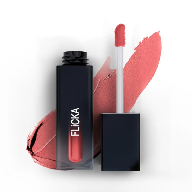 FLiCKA Set and Attack Liquid Matte Lipstick For Women| Transfer Proof, Smudge Proof, Non-Sticky, Creamy Lightweight Lipstick For Women, 17 Morning Glaze, 7ml Makeup