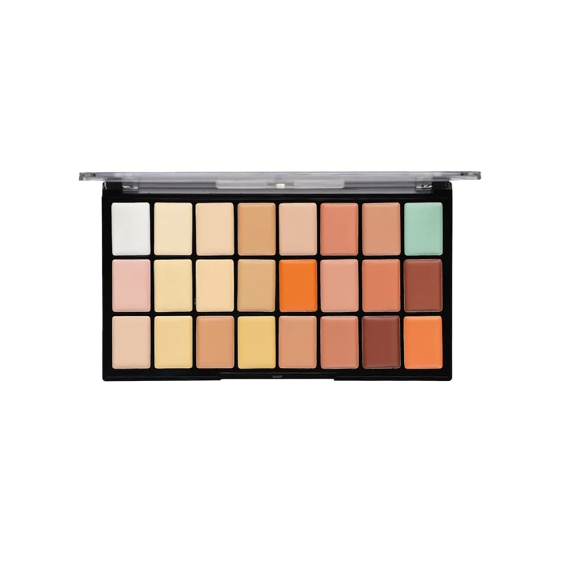 Half N Half HD PRO Matte Full Cover Concealer Palette CL-07-02 Light Medium Makeup