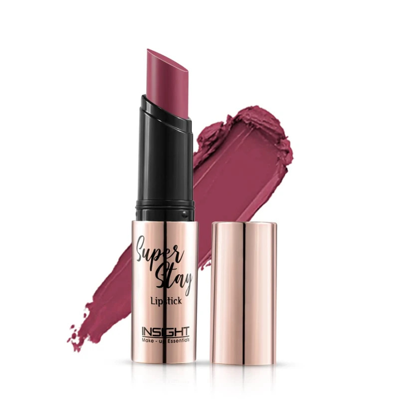 INSIGHT Super Stay Lipstick | Lightweight Formula | Long Wear | Transferproof | Waterproof - (AMARA) 7g Makeup