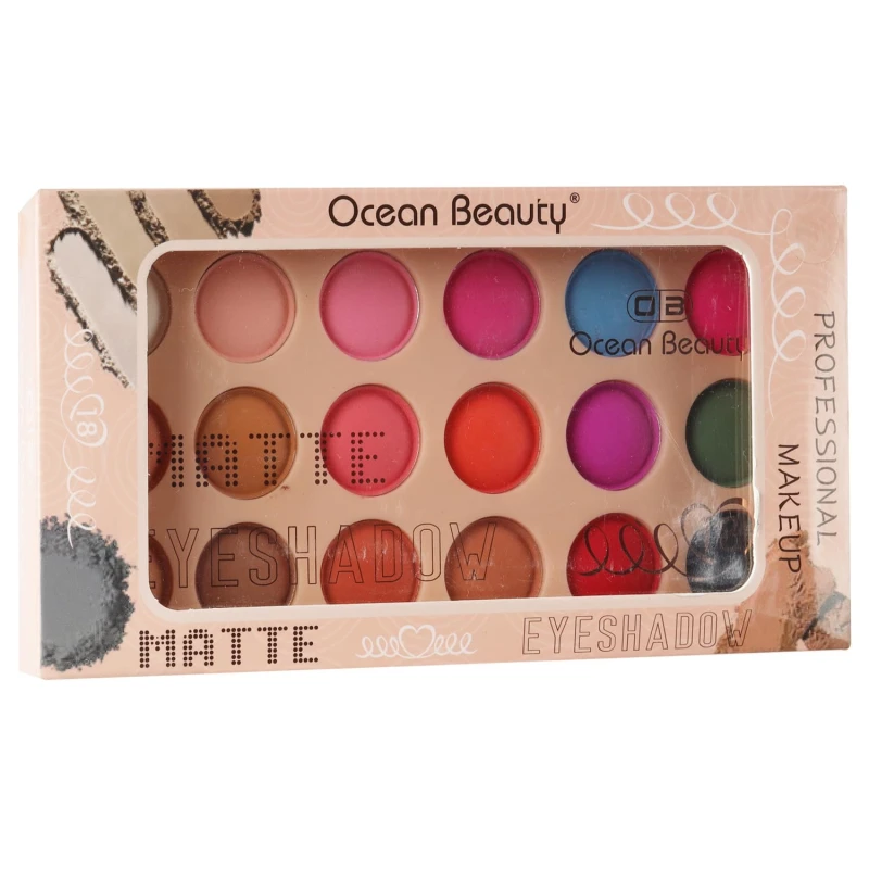 OB OCEAN BEAUTY 24 Color Matte Eyeshadow | Shade-1 | 18 G Makeup