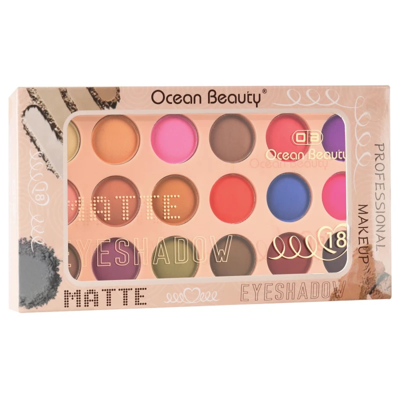 OB OCEAN BEAUTY 24 Color Matte Eyeshadow | Shade-2 | 18 G Makeup