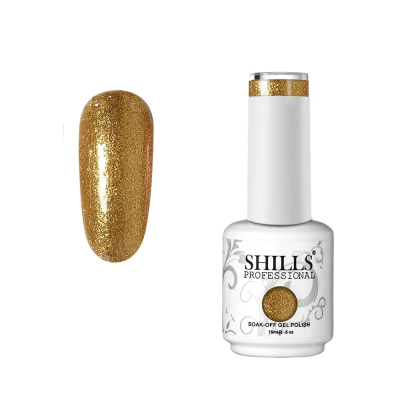 SHILLS PROFESSIONAL UV/LED Soak Off Gel Polish Color Shade 119, Matte Finish, 15ml Makeup