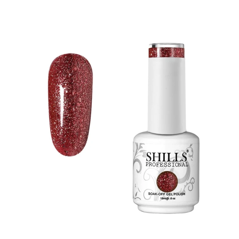 SHILLS PROFESSIONAL UV/LED Soak Off Gel Polish Color shade 120. Makeup
