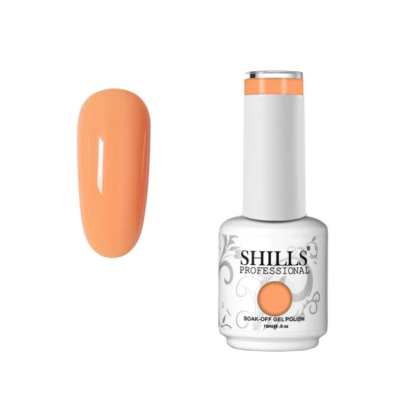 SHILLS PROFESSIONAL UV/LED Soak Off Gel Polish Color Shade 17, Matte Finish, 15ml Makeup