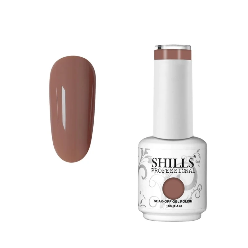 SHILLS PROFESSIONAL UV/LED Soak Off Gel Polish Finish Color Shade 113, 15 Millilitres Makeup