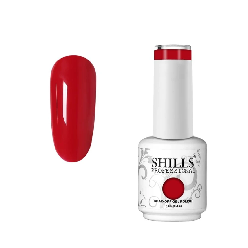 SHILLS PROFESSIONAL UV/LED Soak Off Gel Polish Finish Color Shade 116, 15 Millilitres Makeup