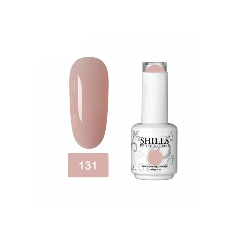 Shills Professional Uv/Led Soak Off Gel Polish (Gel Nail Polish) Glossy Finish Nail Polish Color Shade 131, 15 Ml Makeup