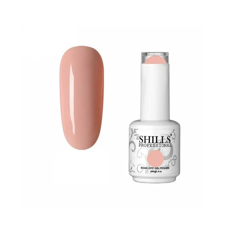 SHILLS PROFESSIONAL UV/LED Soak Off Gel Polish (Gel Nail Polish) Nail Art Nail Polish Color Shade 139, Glossy Finish, 15ml Makeup