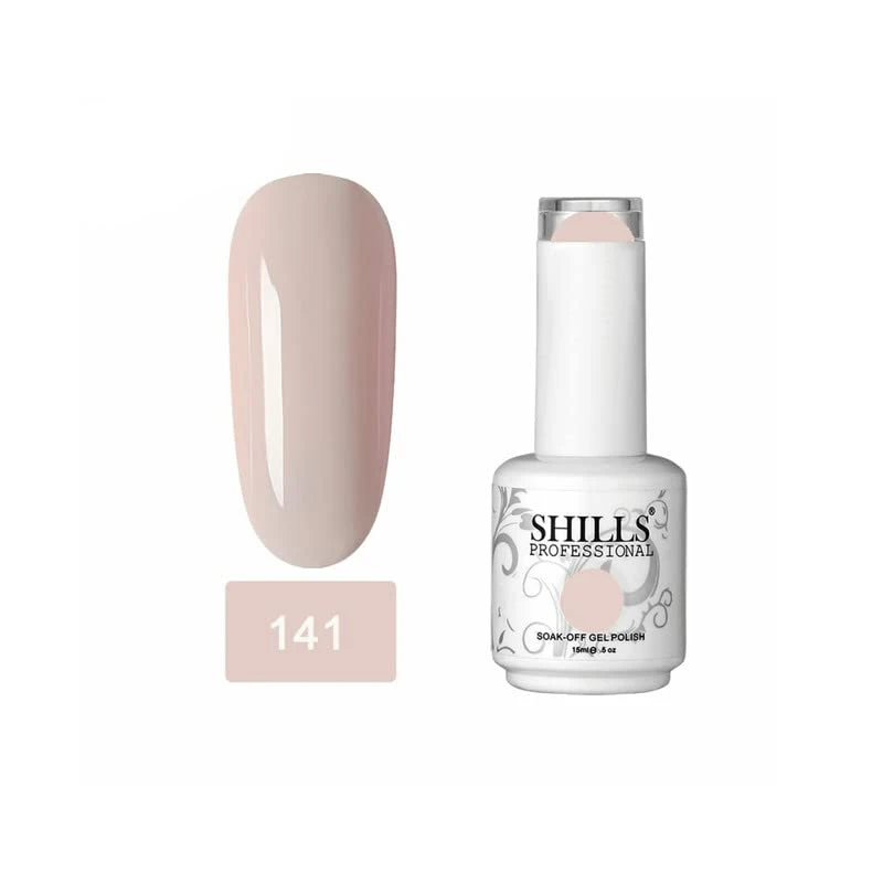 SHILLS PROFESSIONAL UV/LED Soak Off Gel Polish (Gel nail polish) Nail art nail polish Color Shade 141. Makeup