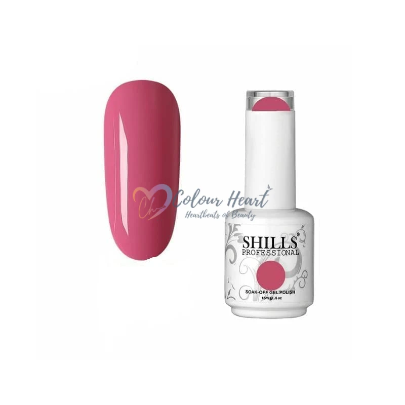 SHILLS PROFESSIONAL UV/LED Soak Off Gel Polish (Gel Nail Polish) Nail Art Nail Polish Color Shade 144, Glossy Finish, 15ml Makeup