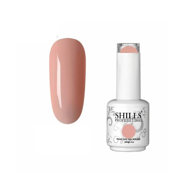 SHILLS PROFESSIONAL Uv/Led Soak Off Glossy Finish Gel Polish (Gel Nail Polish) Nail Art Nail Polish Color Shade 135, 15 Ml Makeup