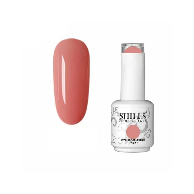 SHILLS PROFESSIONAL Uv/Led Soak Off Glossy Finish Nail Polish Nail Art Nail Polish Color Shade 122, 15 Ml Makeup