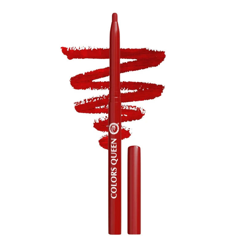 Colors Queen Extreme Color Kajal Pencil - 02 True Red, 0.4g | Smooth One Stroke Application with Ultra Creamy Texture | 16 Hrs Long Stay, Non Transfer, Smudge Proof &amp; Waterproof Kajal for Women thumbnail 7