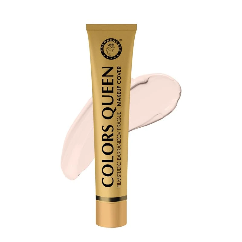 Colors Queen Film Studio Makeup Cover foundation with SPF-30 | Lightweight Texture, Long Lasting Waterproof | Full Coverage, Hypoallergenic Matte Finish Foundation for Face Makeup (208) thumbnail 6