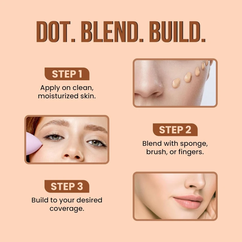 Colors Queen Film Studio Makeup Cover foundation with SPF-30 | Lightweight Texture, Long Lasting Waterproof | Full Coverage, Hypoallergenic Matte Finish Foundation for Face Makeup (209) thumbnail 5