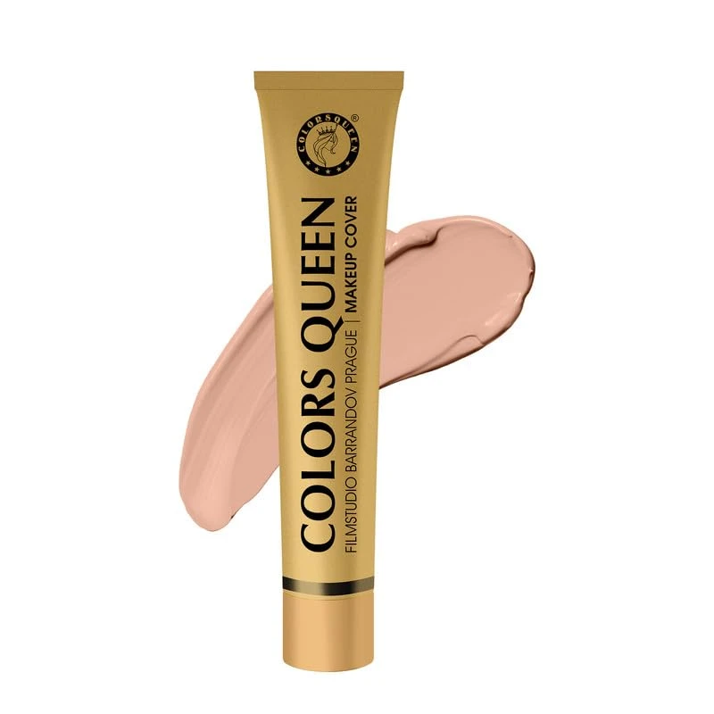 Colors Queen Film Studio Makeup Cover foundation with SPF-30 | Lightweight Texture, Long Lasting Waterproof | Full Coverage, Hypoallergenic Matte Finish Foundation for Face Makeup (213) thumbnail 11