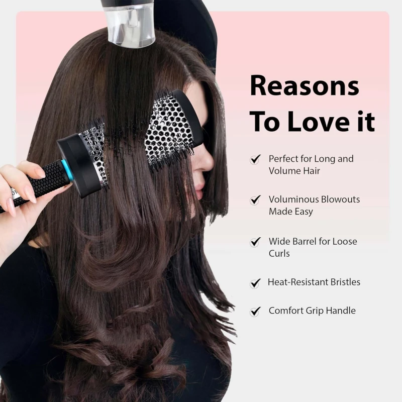 Colors Queen Hair Brush- Hot Curl Brush Large thumbnail 7