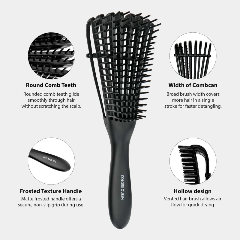 Colors Queen Hair Detangling Brush thumbnail 7