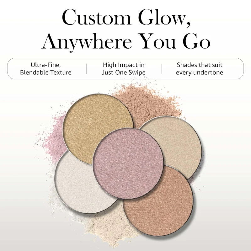 Colors Queen Master Chrome Metallic Highlighter | Long Lasting Illuminating Highlighter with Metallic Finish | Highly Pigmented, Lightweight Highlighter Palette for Face Makeup (02 - Boss Moves) thumbnail 3