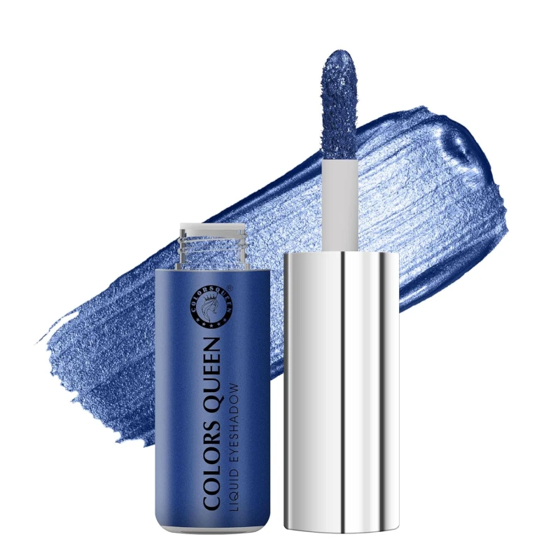 Colors Queen Metallic Liquid Eyeshadow Highly Pigmented &amp; Long Lasting Eyeshadow | Smooth One Stroke Application, Non-Transfer, Waterproof Eye Shadow (Shade - 05, 7g) thumbnail 2