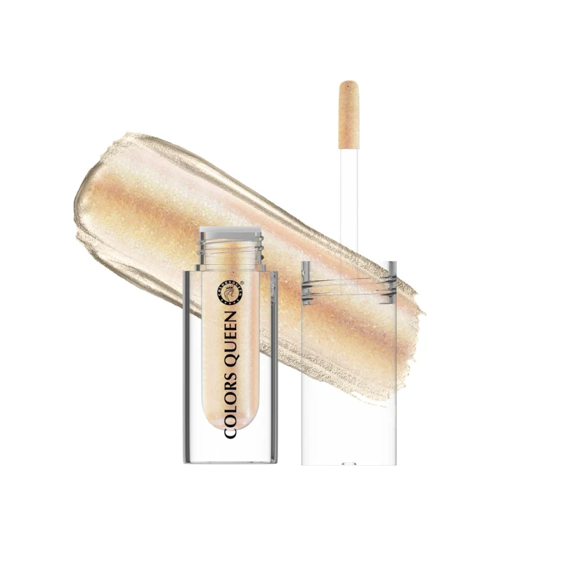 Colors Queen Multichrome Liquid Eyeshadow | Long Wearing &amp; Highly Pigmented Eyeshadow with Metallic Finish | Transfer Proof &amp; Smudge Proof Liquid Eye Shadow for Eye Makeup (01 - Unicorn Kiss) thumbnail 2
