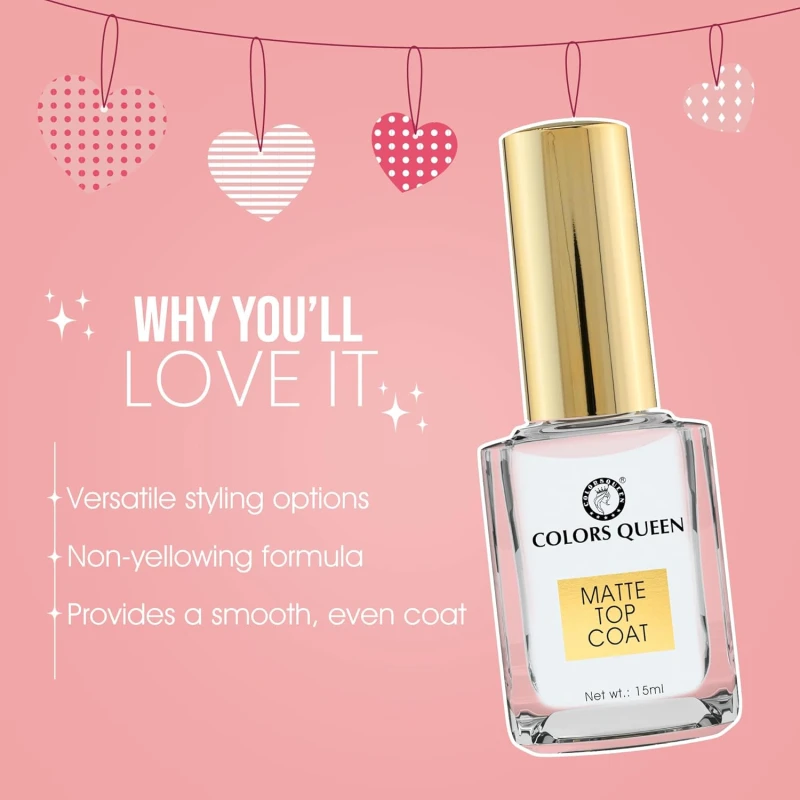 Colors Queen Nail Care – 15ml | Quick Drying, Long Lasting &amp; Chip Resisting Formula (Nail Softner) thumbnail 4