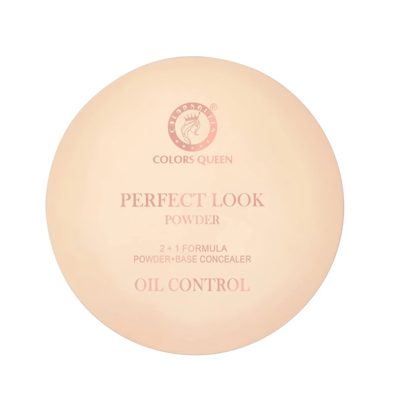 Colors Queen Perfect Look Oil Control Matte Compact Powder | 2 in 1 Compact Powder + Base Concealer | Long Lasting, Waterproof, Lightweight Powder for Face Makeup (04 - Marble Fair, 18g) thumbnail 2