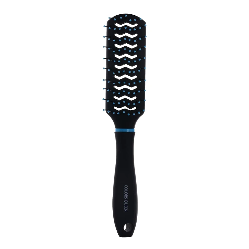 Colors Queen Small Hair Brush with Strong &amp; Flexible Bristles | Hair Brush for Men &amp; Women for Grooming, Straightening, Smoothing &amp; Detangling Hair (Small Brush) thumbnail 3