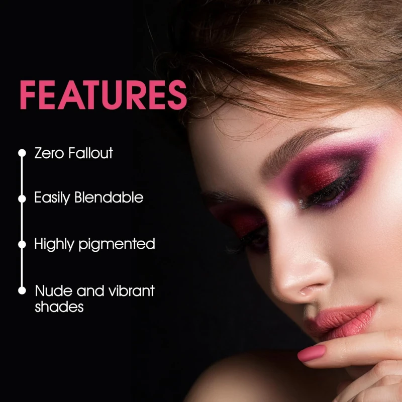 Colors Queen Ultra Pigmented 51 Colors Eyeshadow Palette with Brush | Easy to Blend, Long Wearing Eye Makeup Palette | Eyeshadow Palette with Shimmery Shades (Multicolor - 02) thumbnail 3