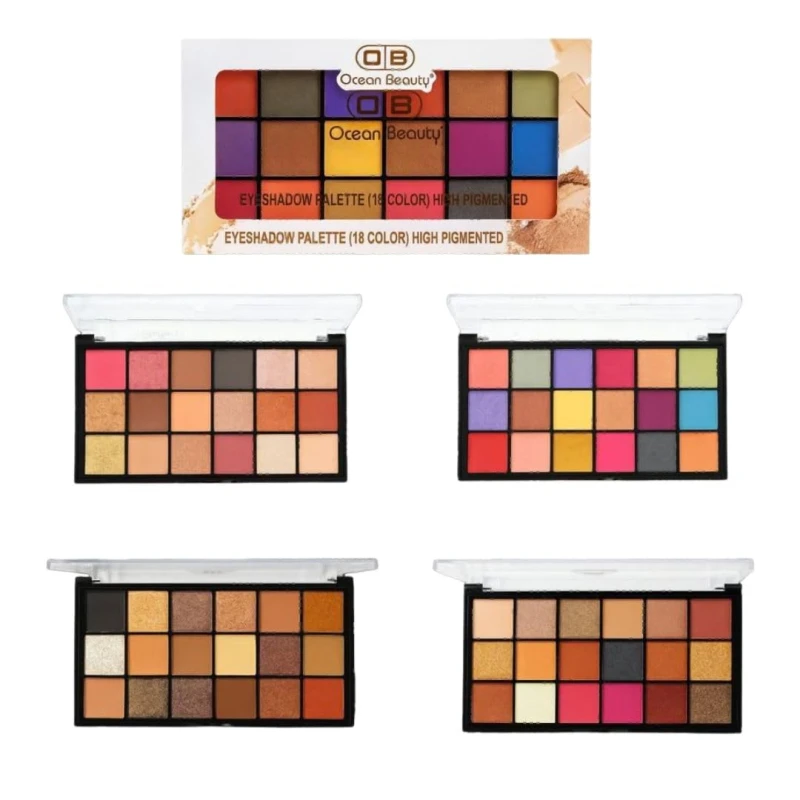 EyeShadow Palette ( 18 color ) High Pigmented | Complete Makeup Look | Makeup Palette Matte, Shimmery And Metallic Finish | Multicolor Palette | High Pigemted and Blendable | Longwear | Perfect Look Finish | 40 G (01) thumbnail 7