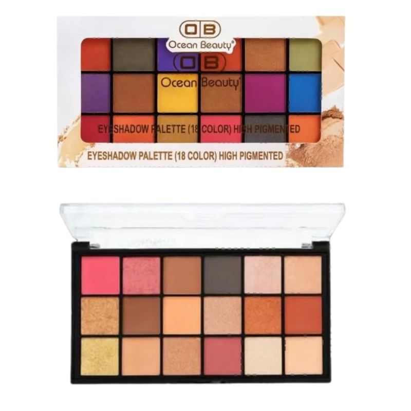 EyeShadow Palette ( 18 color ) High Pigmented | Complete Makeup Look | Makeup Palette Matte, Shimmery And Metallic Finish | Multicolor Palette | High Pigemted and Blendable | Longwear | Perfect Look Finish | 40 G (01) thumbnail 8
