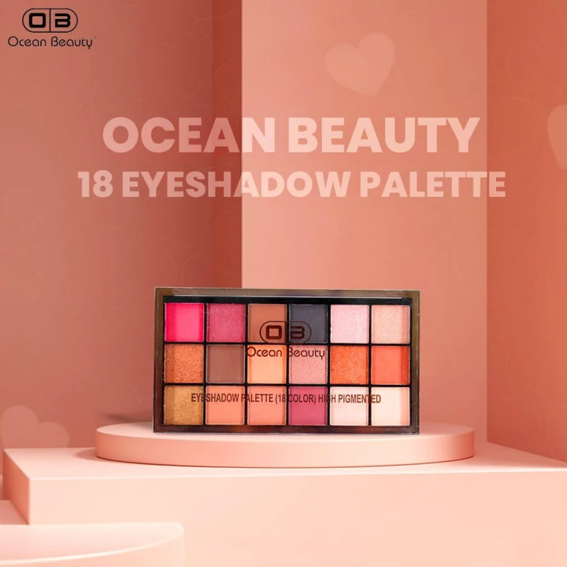 EyeShadow Palette ( 18 color ) High Pigmented | Complete Makeup Look | Makeup Palette Matte, Shimmery And Metallic Finish | Multicolor Palette | High Pigemted and Blendable | Longwear | Perfect Look Finish | 40 G (02) thumbnail 4