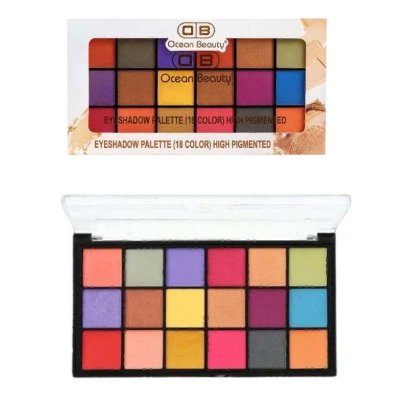 EyeShadow Palette ( 18 color ) High Pigmented | Complete Makeup Look | Makeup Palette Matte, Shimmery And Metallic Finish | Multicolor Palette | High Pigemted and Blendable | Longwear | Perfect Look Finish | 40 G (04) thumbnail 2