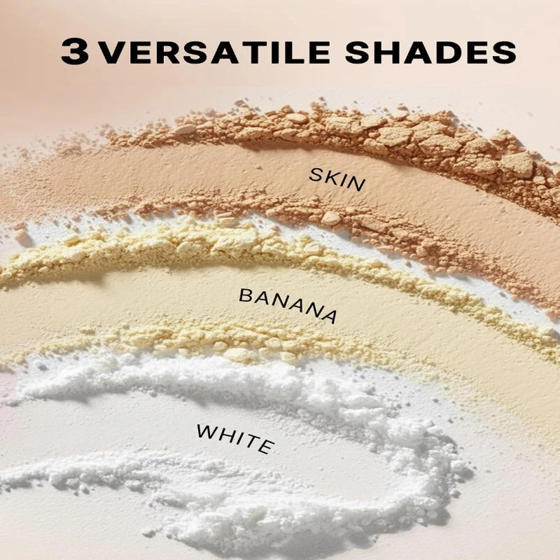 FLiCKA Dust it Off Loose Powder For Face Makeup| Weightless Loose Powder With Smooth &amp; Matte Finish| Suitable For All Skin Types| 01 White, 26g thumbnail 4