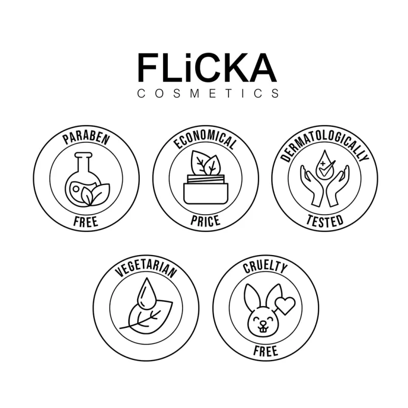 FLiCKA Tomato Compact Powder For Oil-Free, Matte Finish, Lightweight, Lasts up-to 8hrs | Enriched with SPF, Suitable For All Skin Types| 04 Walnut, 9g thumbnail 9