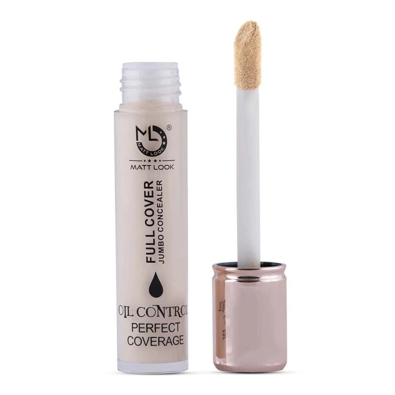 Full Cover Jumbo Oil Control Perfect Coverage Concealer | Medium to High coverage | Hides all skin imperfections | | 11 ml | White-Ivory thumbnail 2