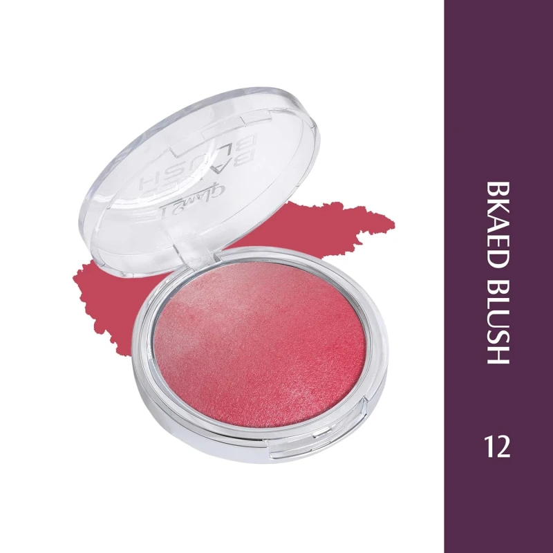 Glam21 Baked Blusher | Highly Pigmented, Long Lasting | Illuminating Glow Finish | Smooth &amp; Blendable Texture |Stays up to 8 hours | For All Skin Types | 6gm | Shade-12 thumbnail 2
