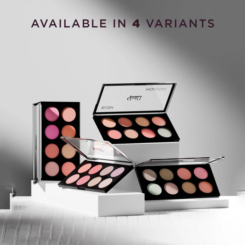 Glam21 Blush &amp; Highlighter Palette|Silky Smooth Pigments for Long-Lasting Shimmer Glow | Buildable Radiance | Lightweight &amp; Blendable Formula | Suitable for All Indian Skin Tones | 21.5 gm - Amaze -02 thumbnail 7