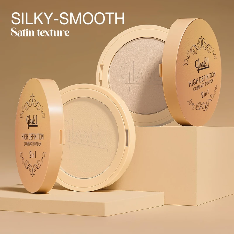 Glam21 High Definition Compact Powder 2-in-1 | Smooth Satin Texture | Long-Lasting Matte Finish | Oil-Control &amp; Buildable Coverage | Suitable for All Skin Types | 18gm | Rose Blush-02 thumbnail 9