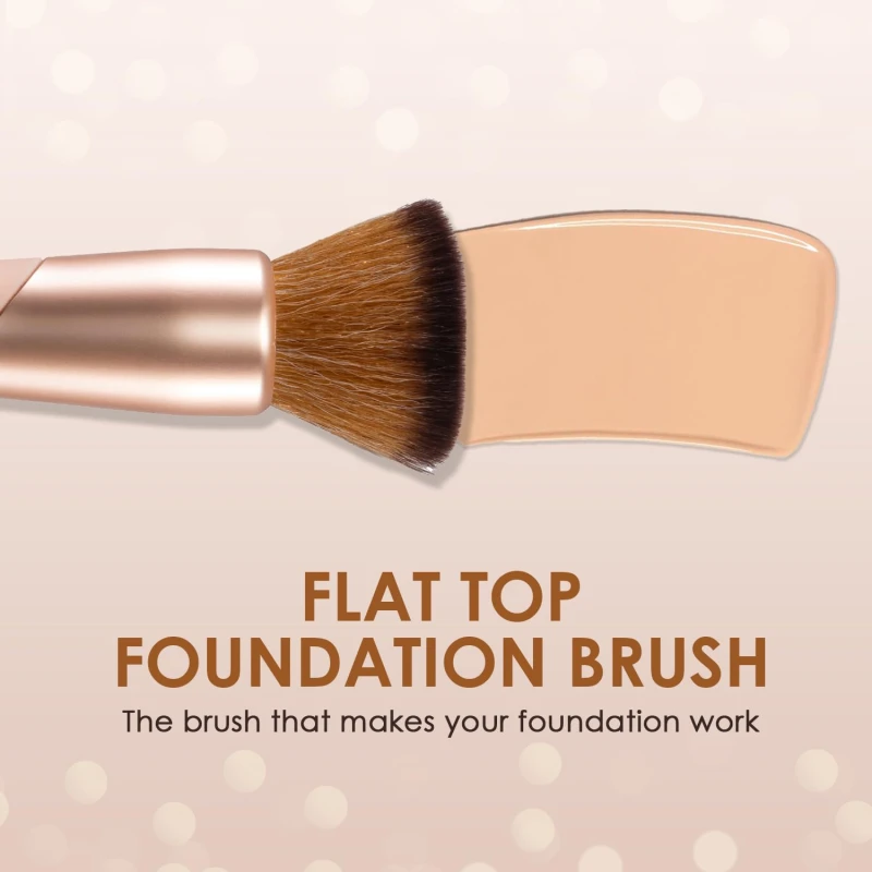 Glam21 Lord of the Brushes Highlighter Fan Brush |Soft, Luxurious Bristles for Even &amp; Seamless Finish| Comfortable Grip Handle | Precision Application thumbnail 3